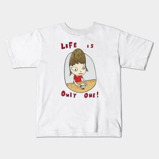 Yoshitomo Nara Animated Kids T-Shirt